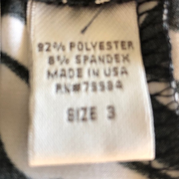 Chico’s Black & White Skirt, size 3 - Picture 3 of 3